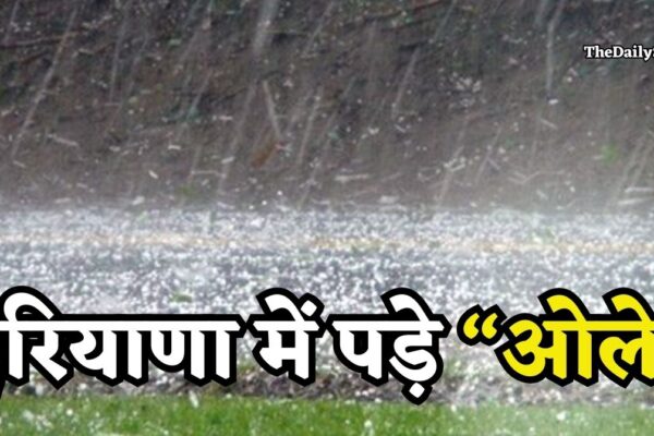 Haryana Rain Alert: हरियाणा के इस जिलें में पड़े ओले, इन जिलों में बारिश की चेतावनी