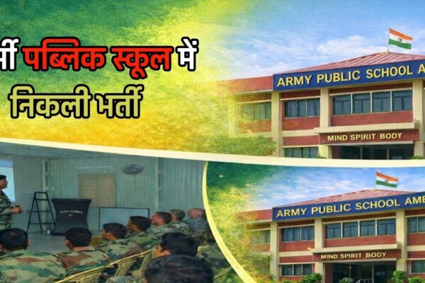 Army School Job