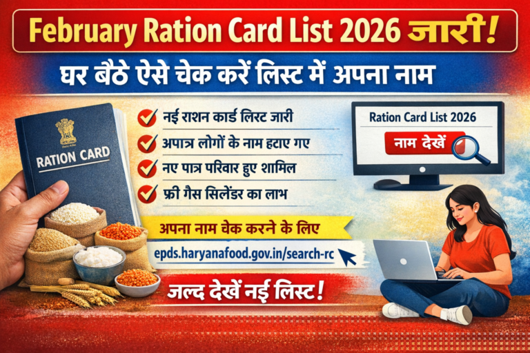 February Ration Card List 2026 released; check your name from home