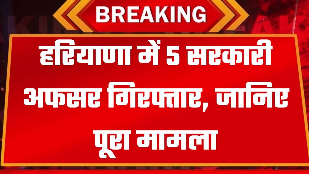 Karnal Dhan Ghotala हरियाणा में 5 अधिकारी गिरफ्तार, करनाल धान घोटाले पर बड़ी कार्रवाई, जानिए पूरा मामला