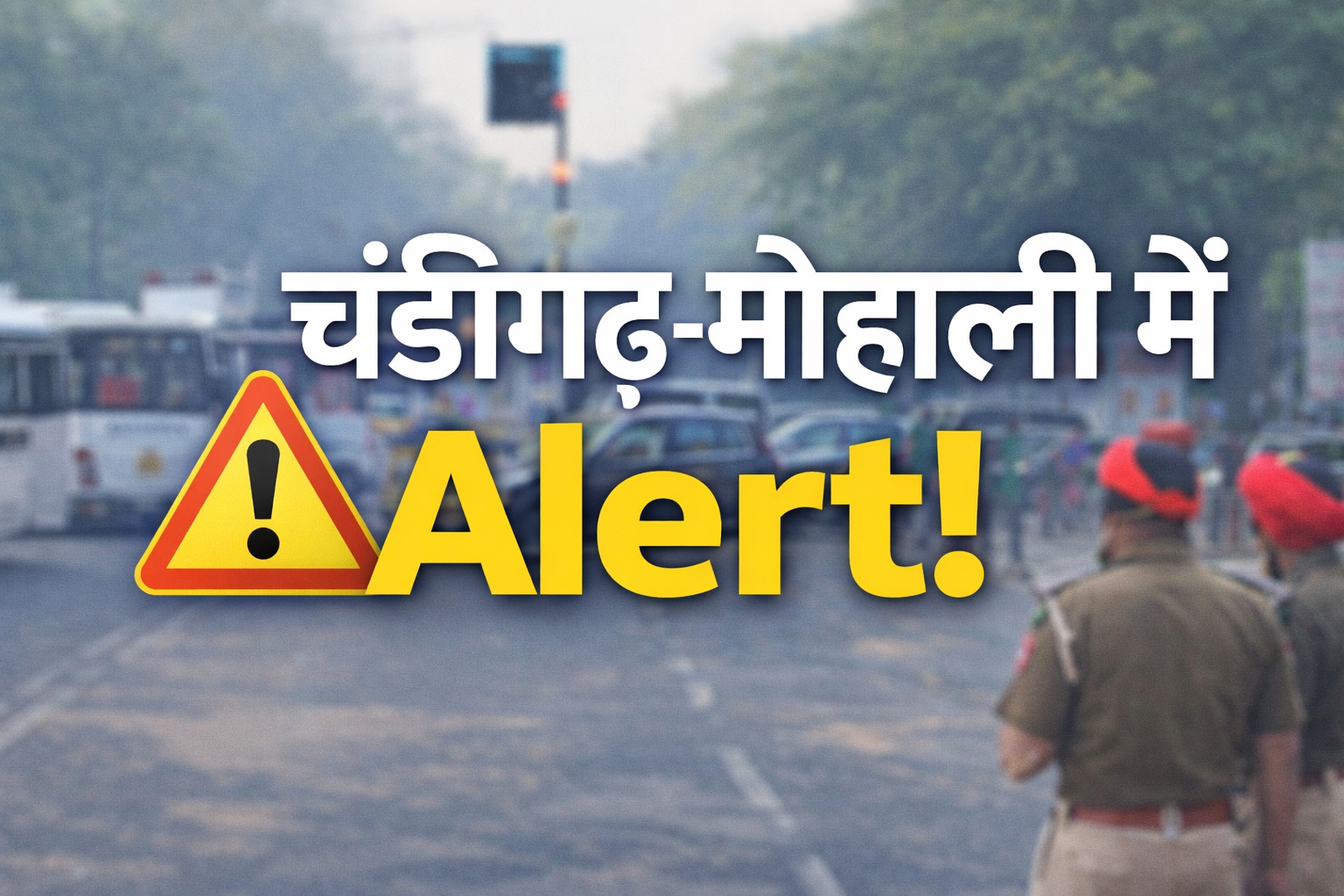 चंडीगढ मोहाली में अलर्ट