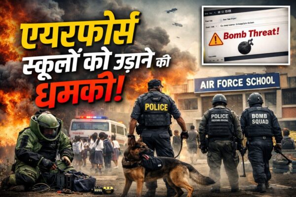 एयरफोर्स स्कूलों को उड़ाने की धमकी!