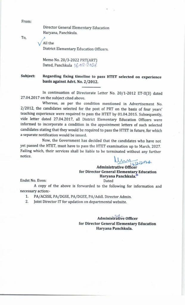 Haryana teacher new: हरियाणा में हजारों शिक्षकों की नौकरी पर संकट, सरकार ने जारी किए निर्देश, देखें पूरी डिटेल 5 image