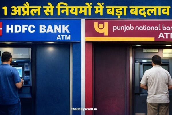1 अप्रैल से ATM नियमों में बड़ा बदलाव: HDFC और PNB ग्राहकों पर पड़ेगा सीधा असर