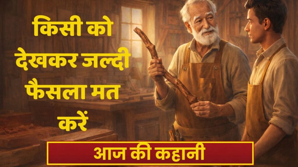 Aaj Ki Kahani: आज की कहानी: किसी को देखकर जल्दी फैसला मत करें – इस कहानी में छुपा है बड़ा संदेश