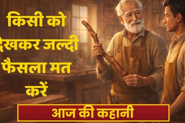 Aaj Ki Kahani: आज की कहानी: किसी को देखकर जल्दी फैसला मत करें – इस कहानी में छुपा है बड़ा संदेश